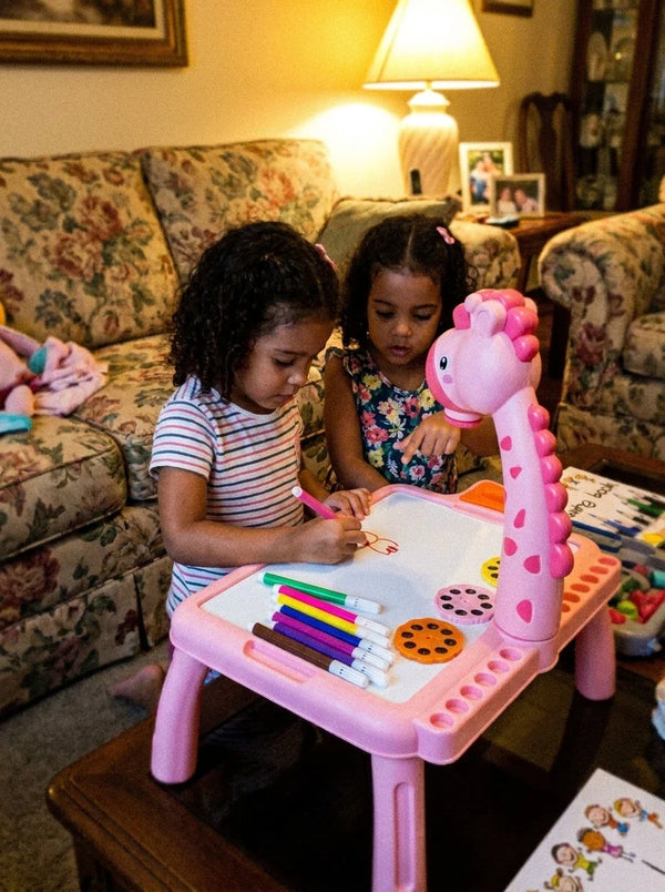 Table Kids Criativae - Kids Drawing Projector Table