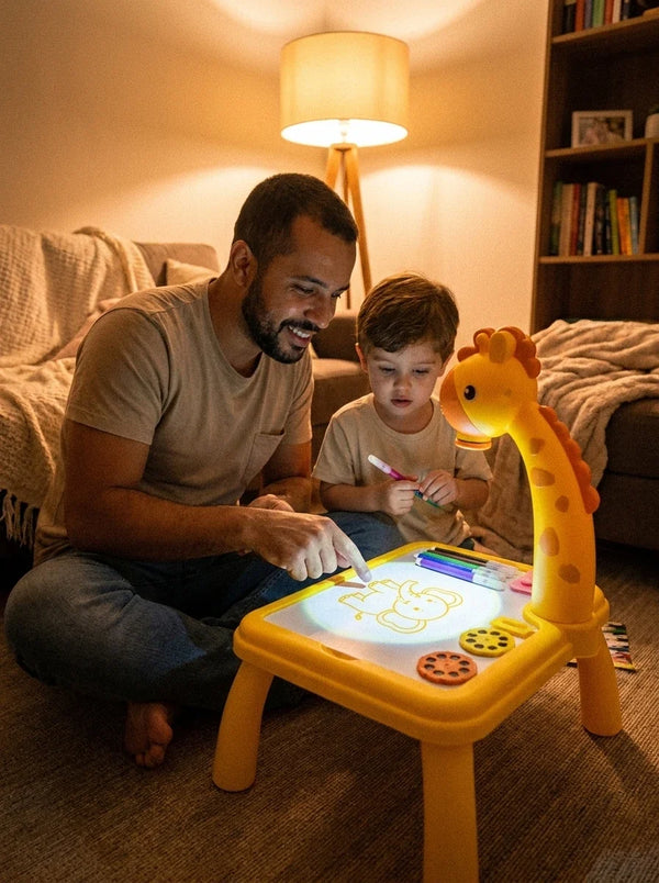 Table Kids Criativae - Kids Drawing Projector Table