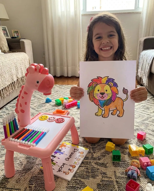 Table Kids Criativae - Kids Drawing Projector Table