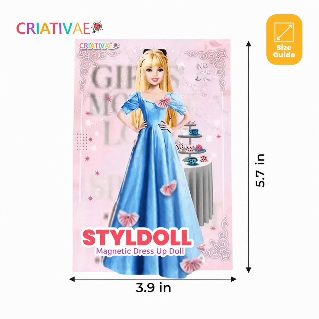 Styldoll Criativae - Magnetic Dress Up Doll with Endless Outfits