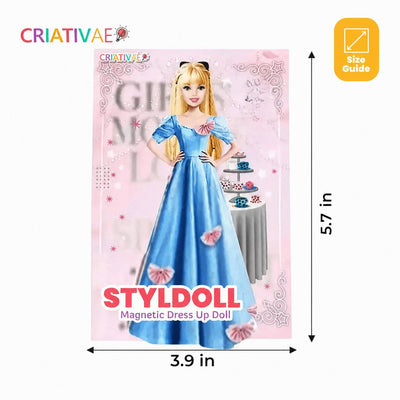 Styldoll Criativae - Magnetic Dress Up Doll with Endless Outfits