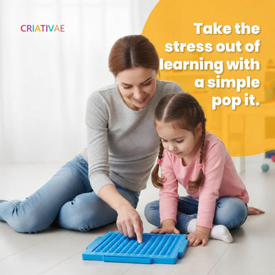 Pop It Math Kit Criativae - Fractions and Operations Interactive Kit