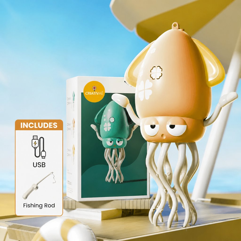 Lulita Pop Criativae - Walking, Dancing Light-Up Squid Toy