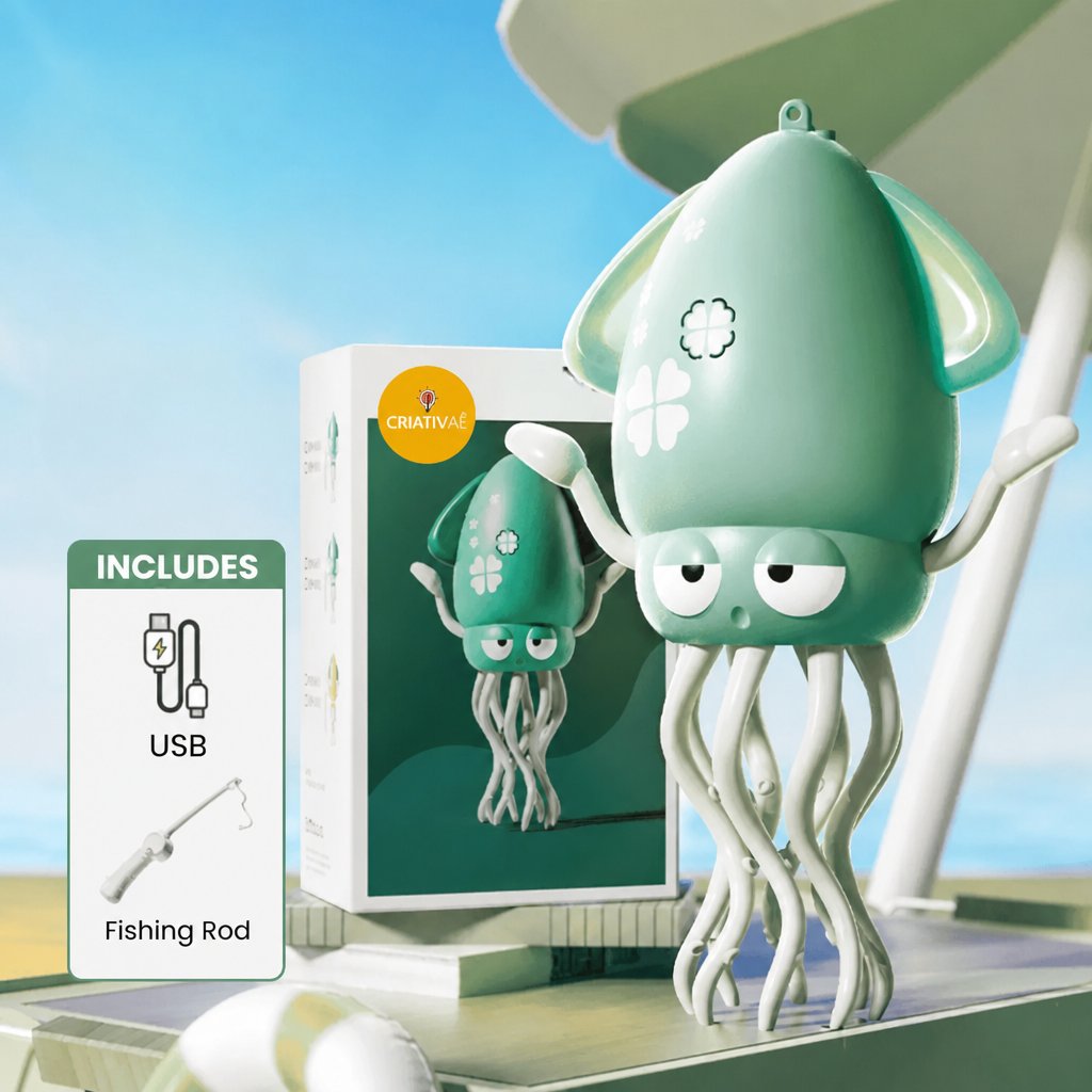 Lulita Pop Criativae - Walking, Dancing Light-Up Squid Toy