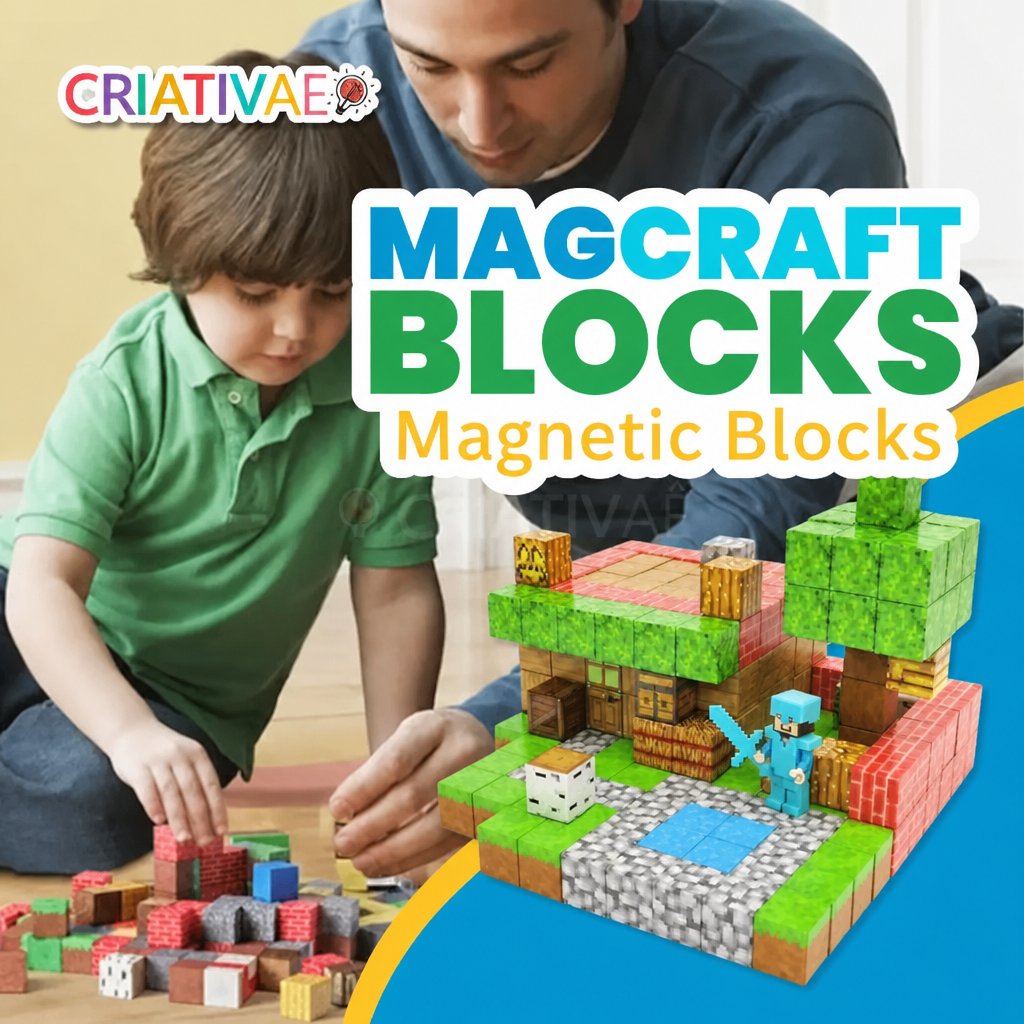 MagCraft Criativae - Magnetic Building Blocks for Kids