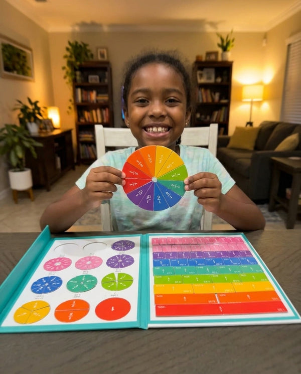Fraciona Criativae - Magnetic Fraction Learning Kit