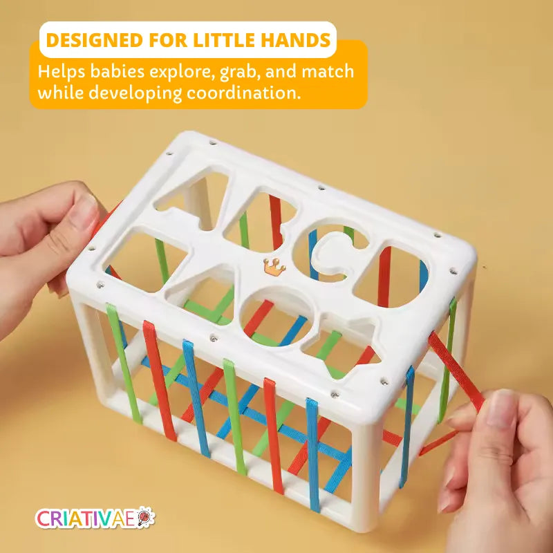 Geometric Sensory Learning Cube for Babies 3+ | CRIATIVAE