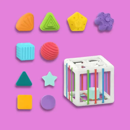 Geometric Sensory Learning Cube for Babies 3+ | CRIATIVAE