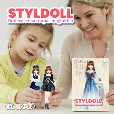 Styldoll Criativae - Magnetic Dress Up Doll with Endless Outfits