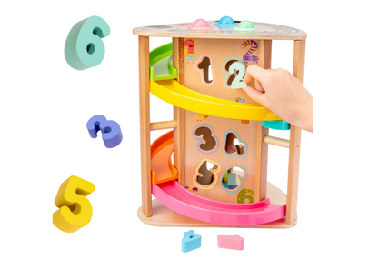Engaging Toddler Activity Hub | Multi-Level Car Racing Track