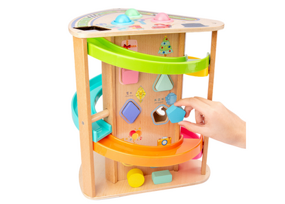 Engaging Toddler Activity Hub | Multi-Level Car Racing Track