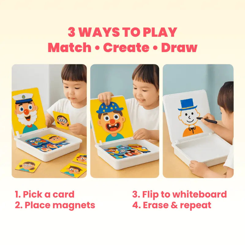 Creatieve magnetische puzzelset