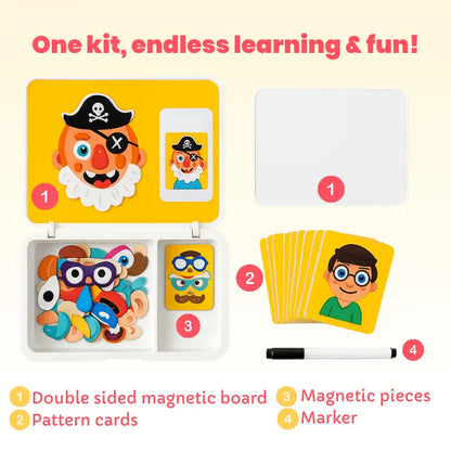 Creatieve magnetische puzzelset