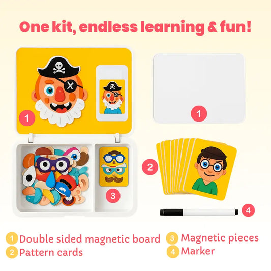 Creative Magnetic Puzzle Set for Kids