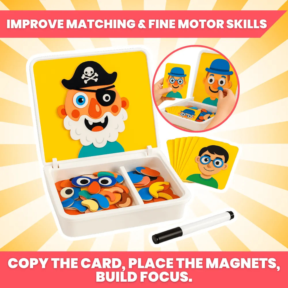 Creative Magnetic Puzzle Set for Kids - Criativae