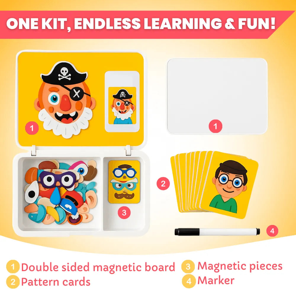 Creative Magnetic Puzzle Set for Kids - Criativae