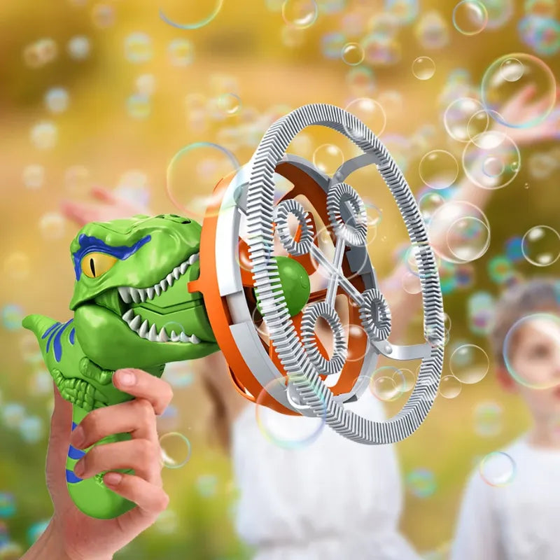 Dinosaur Bubble Launcher Toy – DinoBubble Giant Bubble Maker for Kids Outdoor Fun | CRIATIVAE