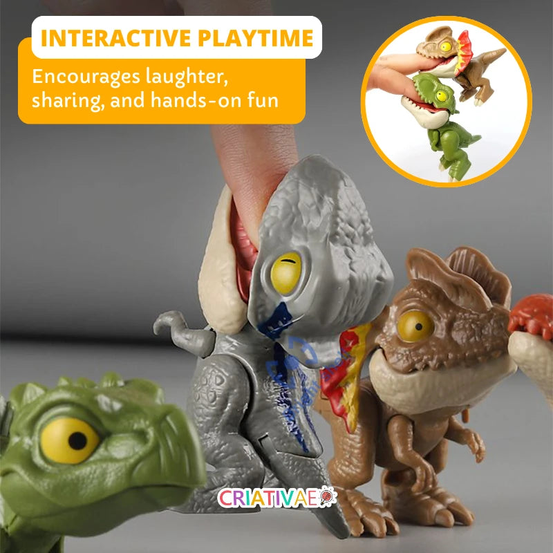 Biting Dinosaur Toy Set Fun Educational Play Kit | CRIATIVAE