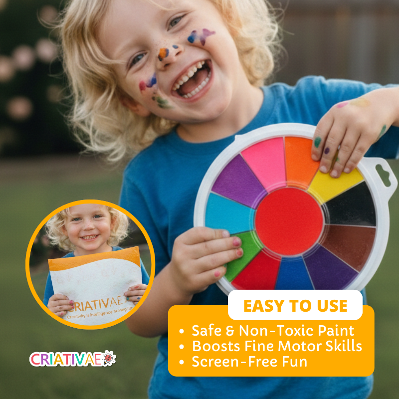 Finger Painting Kit for Toddlers – Montessori Sensory Art Set | CRIATIVAE