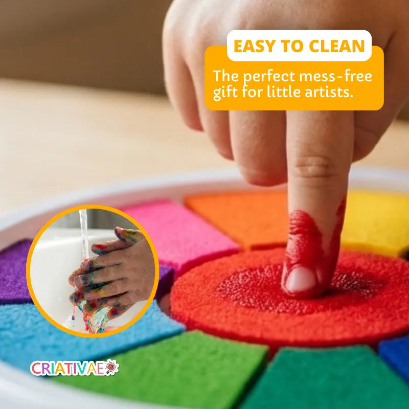 Finger Painting Kit for Toddlers – Montessori Sensory Art Set | CRIATIVAE