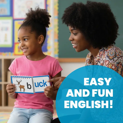 Bilingual Reading and Rhyming Flip Books for Kids – Learn English and Portuguese | CRIATIVAE