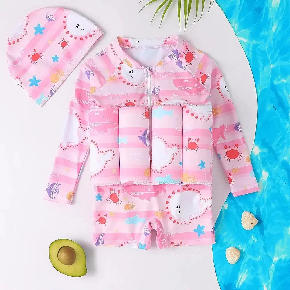 FloatSuit Criativae - Kids Swimsuit with Built In Float Panels