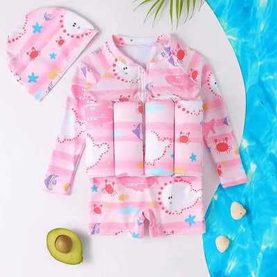 FloatSuit Criativae - Kids Swimsuit with Built In Float Panels