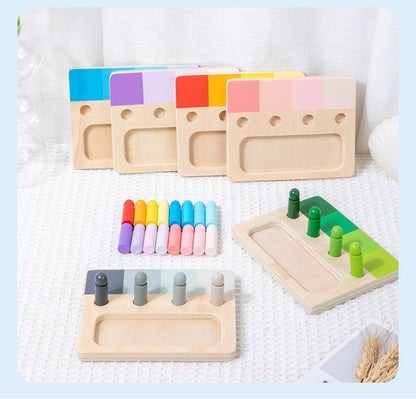 Passende Sets mit Farbverlaufsstiften in der Palette