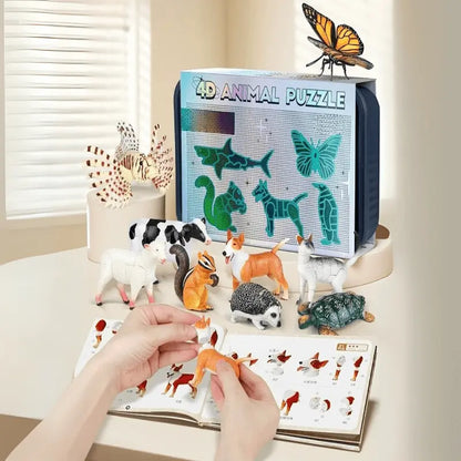 4D Animal Puzzle Model Kit – Build 8 Animals or Insects