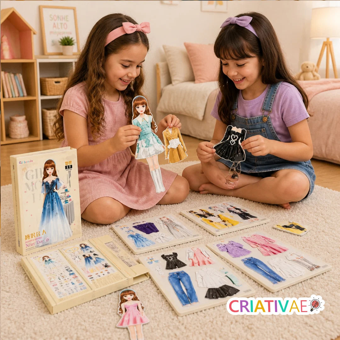 Styldoll Criativae - Magnetic Dress Up Doll with Endless Outfits