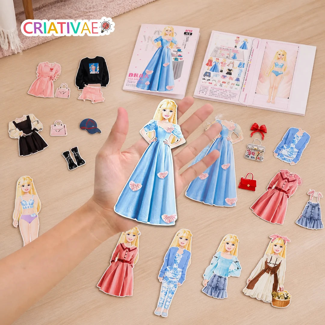 Styldoll Criativae - Magnetic Dress Up Doll with Endless Outfits