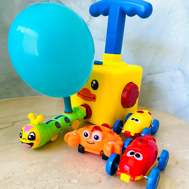 Balloon-Driven Car and Rocket Launching Kit