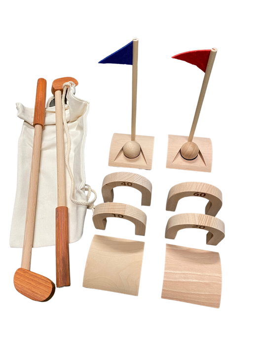 Classic Wooden Croquet Game Sets