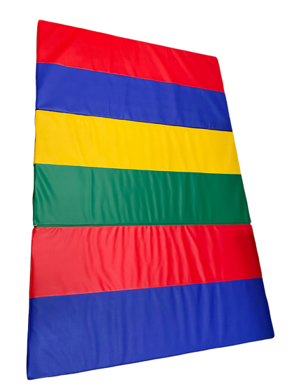 Colorful Tri-Fold Gymnastics Mat for Kids