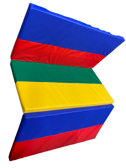 Colorful Tri-Fold Gymnastics Mat for Kids
