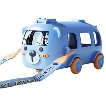 Kids Water Bottle with Adjustable Strap and Silicone Spout | CRIATIVAE