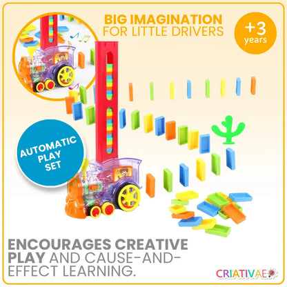Automatic Domino Learning Toy for Kids with Colors and Shapes | CRIATIVAE