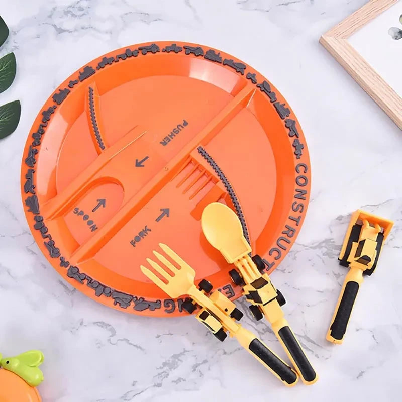 Interactive Kids Meal Set with Plate and Utensils | CRIATIVAE