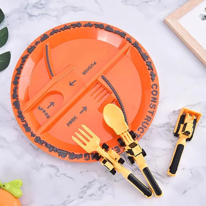 Interactive Kids Meal Set with Plate and Utensils | CRIATIVAE