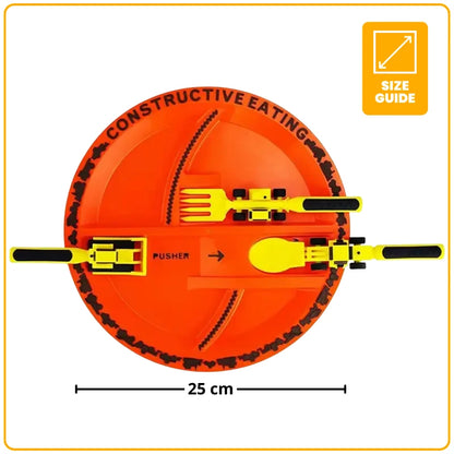 Interactive Kids Meal Set with Plate and Utensils | CRIATIVAE