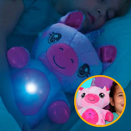 Kids Plush Toy with Calming Light Projection for Better Sleep 3+ | CRIATIVAE