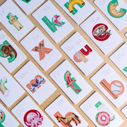 Lit Letters Phonics Learning Toolkit - Mnemonic Flashcards for Spelling and Word Building for Preschoolers | CRIATIVAE