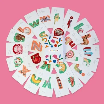 Lit Letters Phonics Learning Toolkit - Mnemonic Flashcards for Spelling and Word Building for Preschoolers | CRIATIVAE