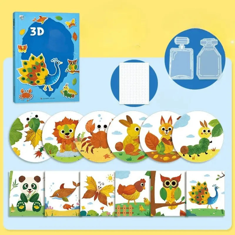 Leafy World – 3D creatieve bladverfset