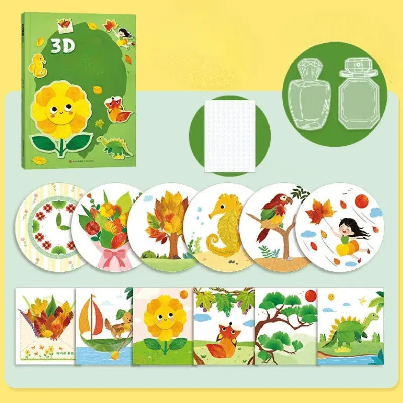 Leafy World – 3D creatieve bladverfset