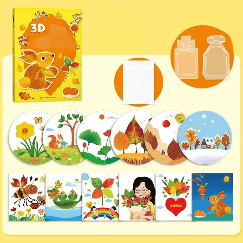 Leafy World – 3D creatieve bladverfset