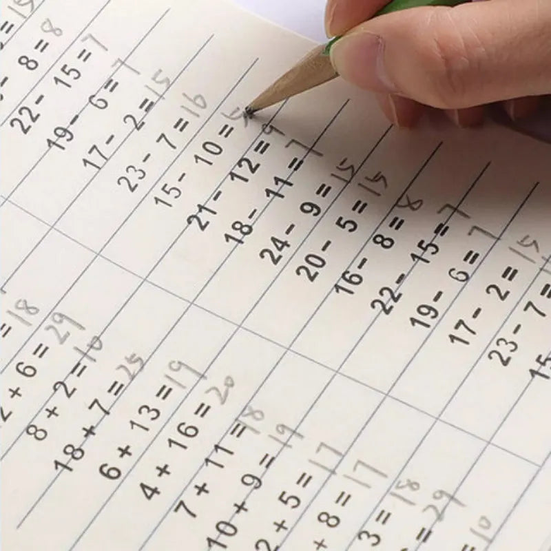 Kids Educational Math Toy with Printed Operations and Stamp 6+ | CRIATIVAE