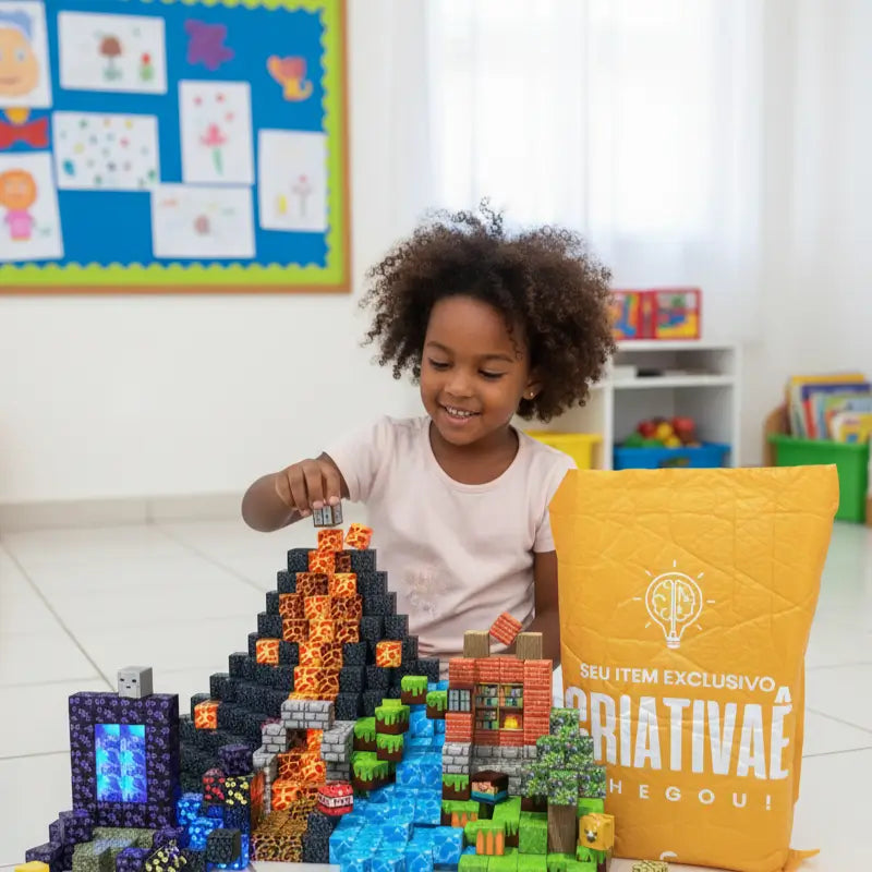150PCS Magnetic Building Blocks Set – STEM Montessori Educational Toy for Kids - Criativae