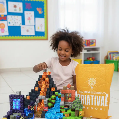 150PCS Magnetic Building Blocks Set – STEM Montessori Educational Toy for Kids - Criativae