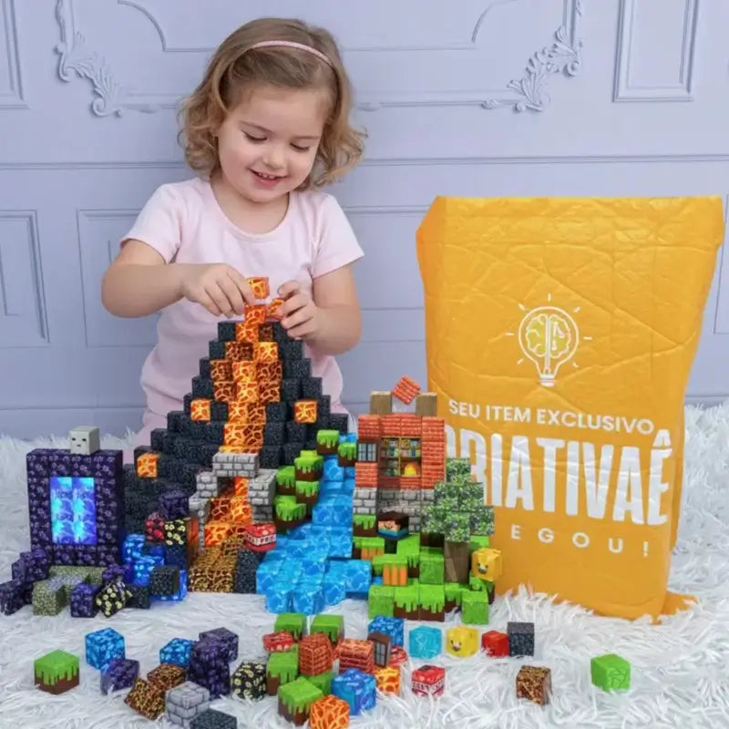 150PCS Magnetic Building Blocks Set – STEM Montessori Educational Toy for Kids - Criativae